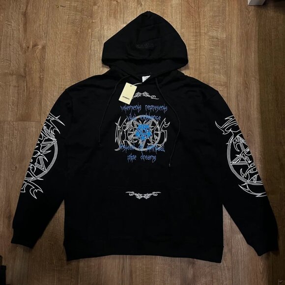 Vetements Vital Existence Hoodie Sweatshirt Men - Picture 1 of 5